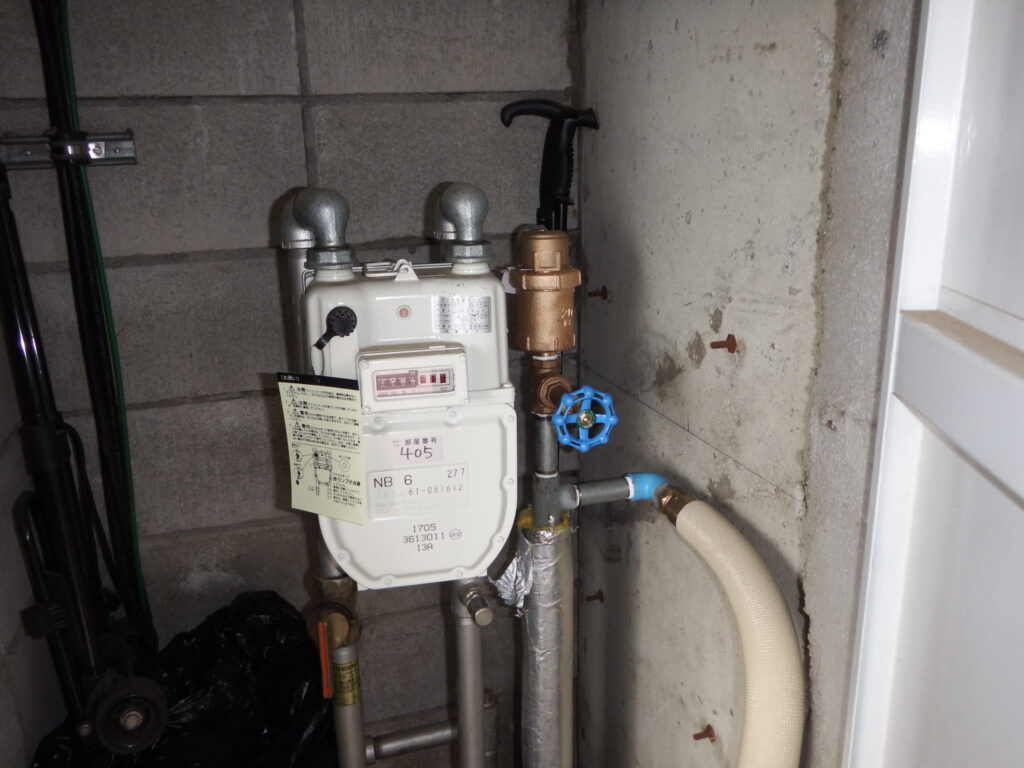 画像：新規給水管PS