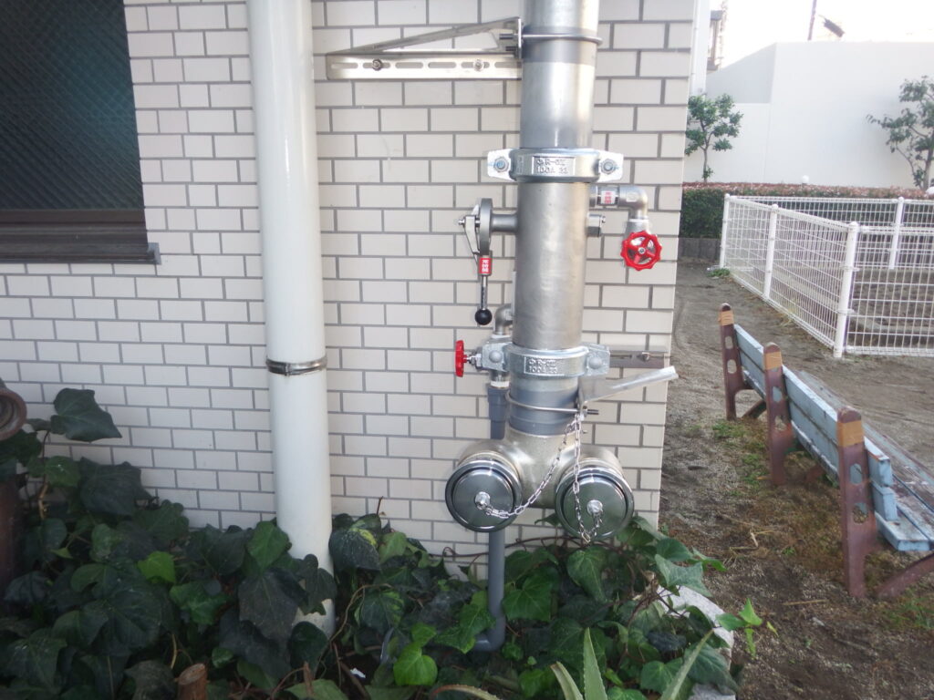 画像：新規配管