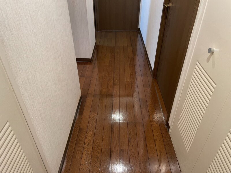 画像：室内1階土間配管更新工事