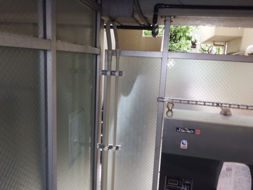 画像：新設電気配管