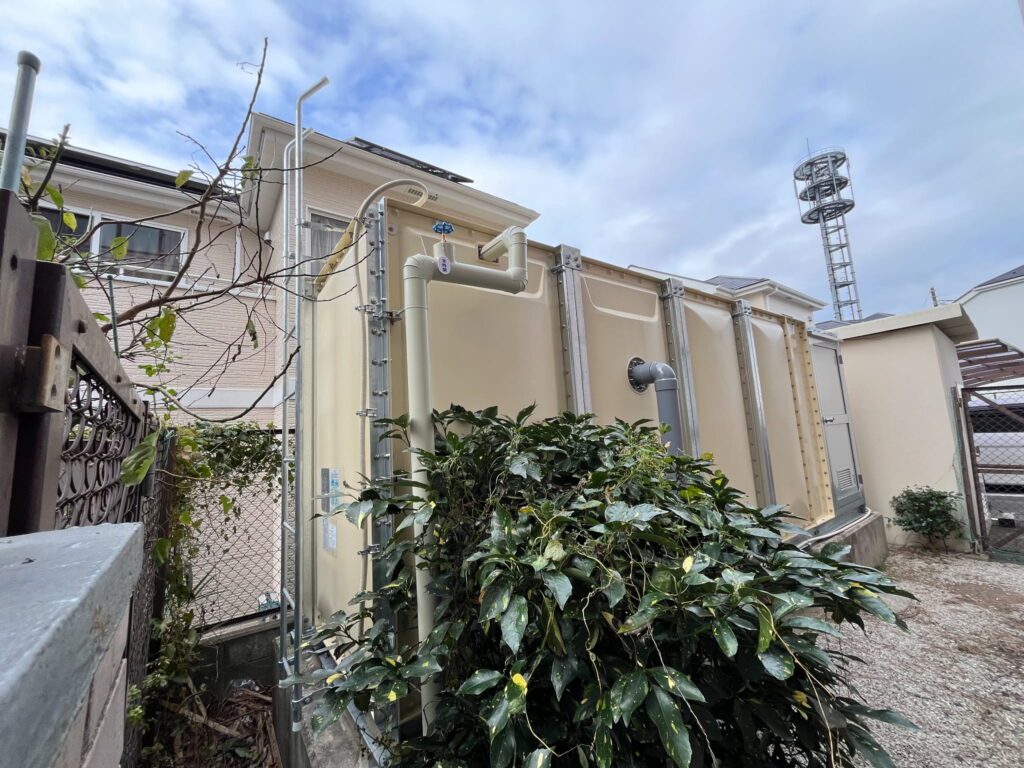 画像：新規受水槽