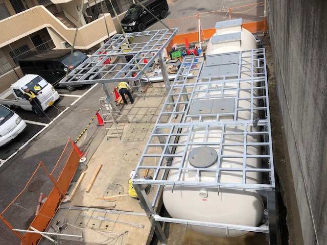 画像：浄化槽設置