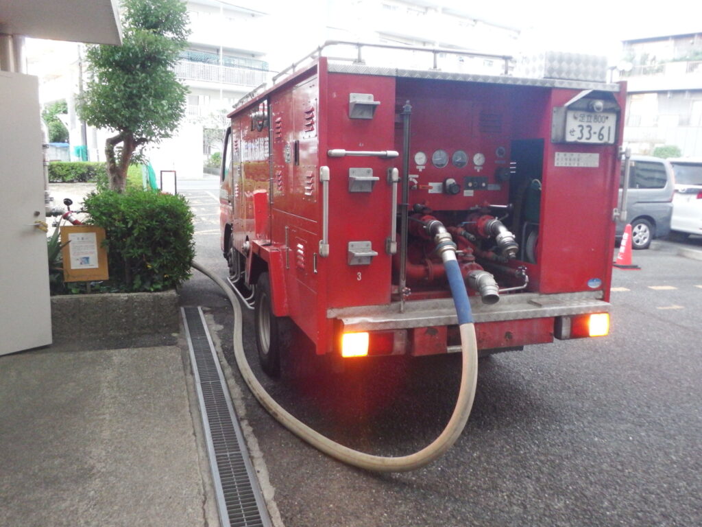 画像：耐圧試験