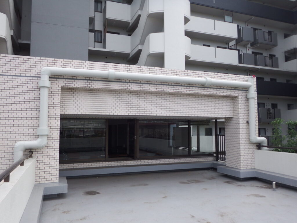 画像：新規配管保温仕上げ