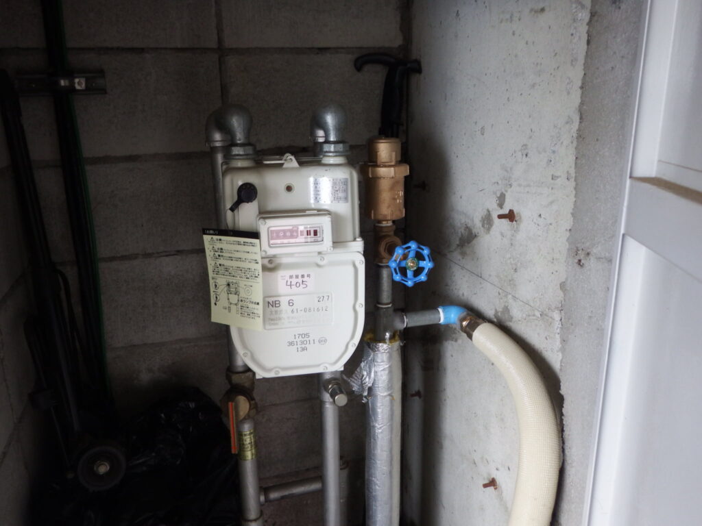 画像：新規給水管PS