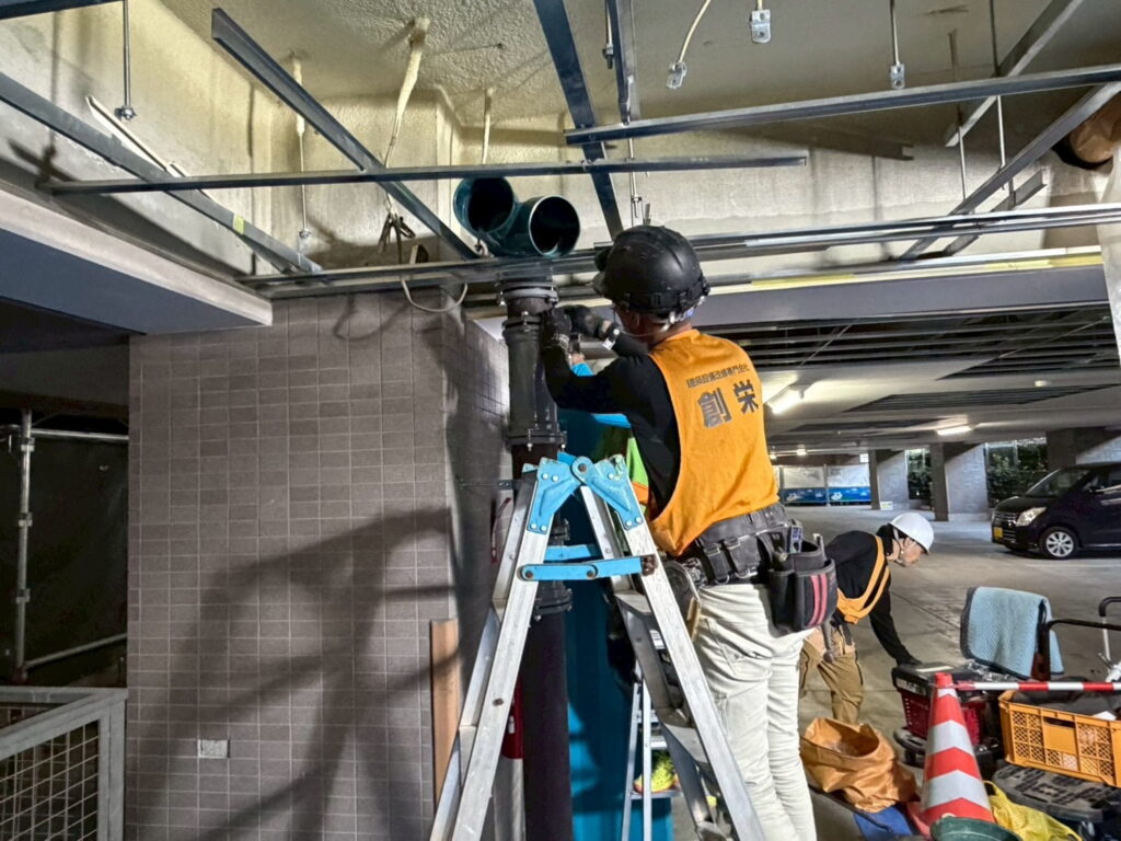 画像：配管更新