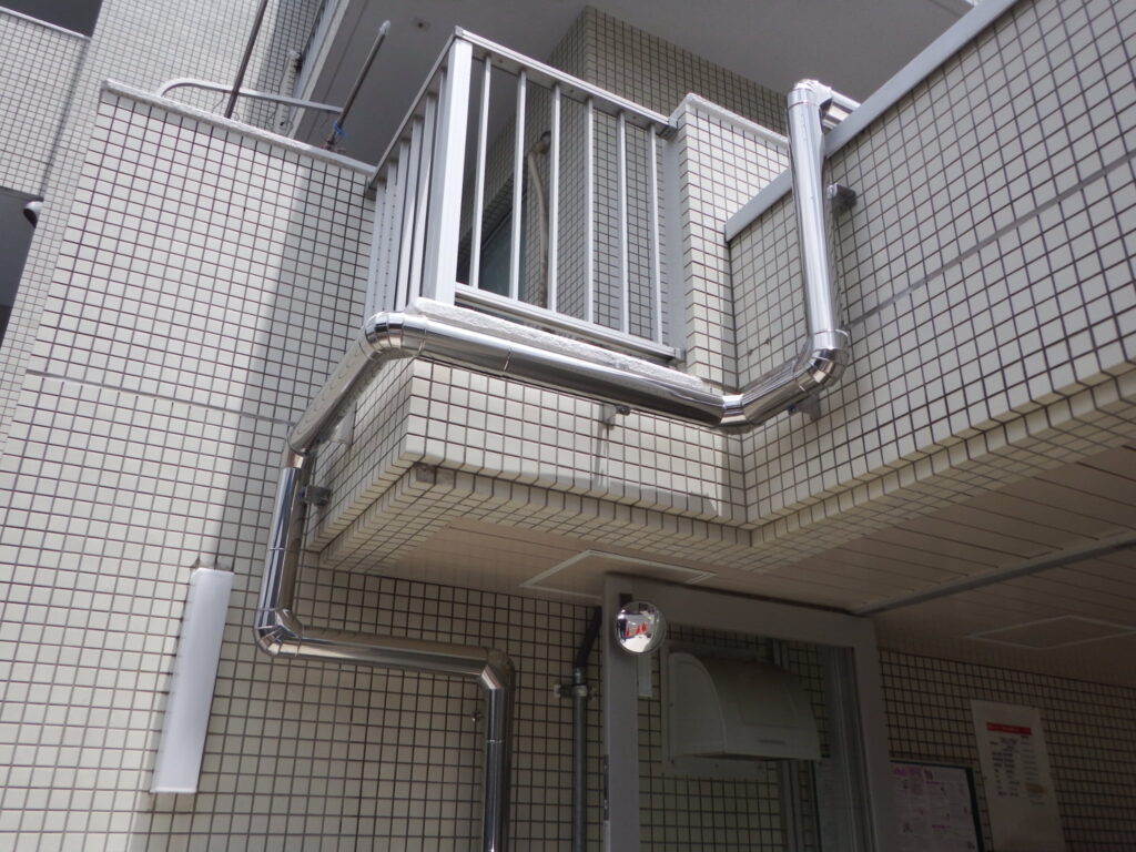 画像：新規給水管保温