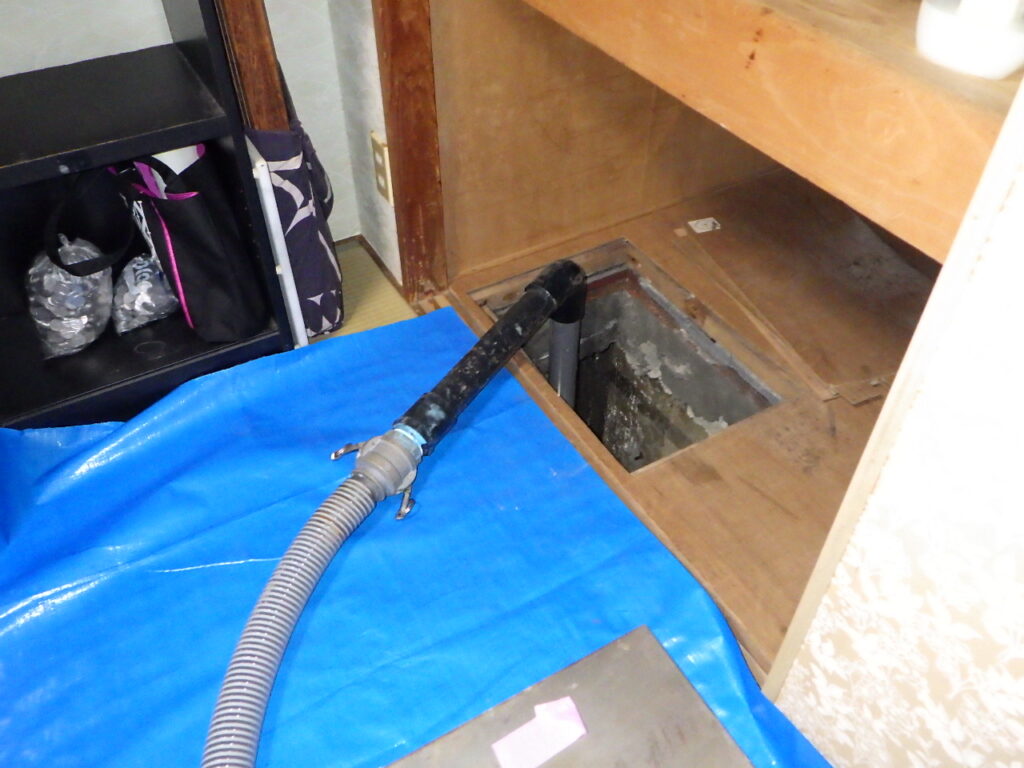 画像：回収吸入