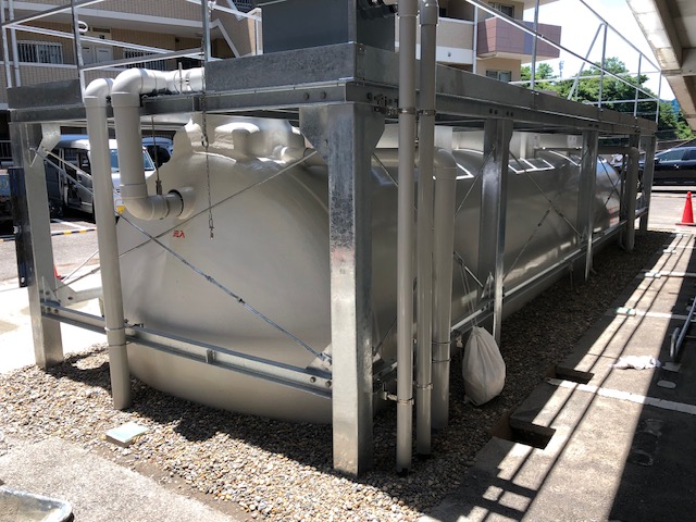 画像：新設浄化槽埋め戻し