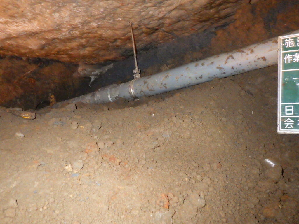 画像：既存排水管