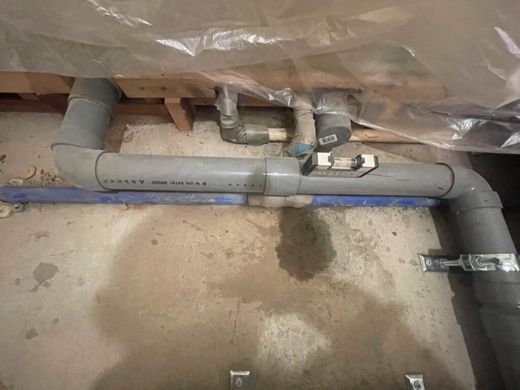 画像：新設配管