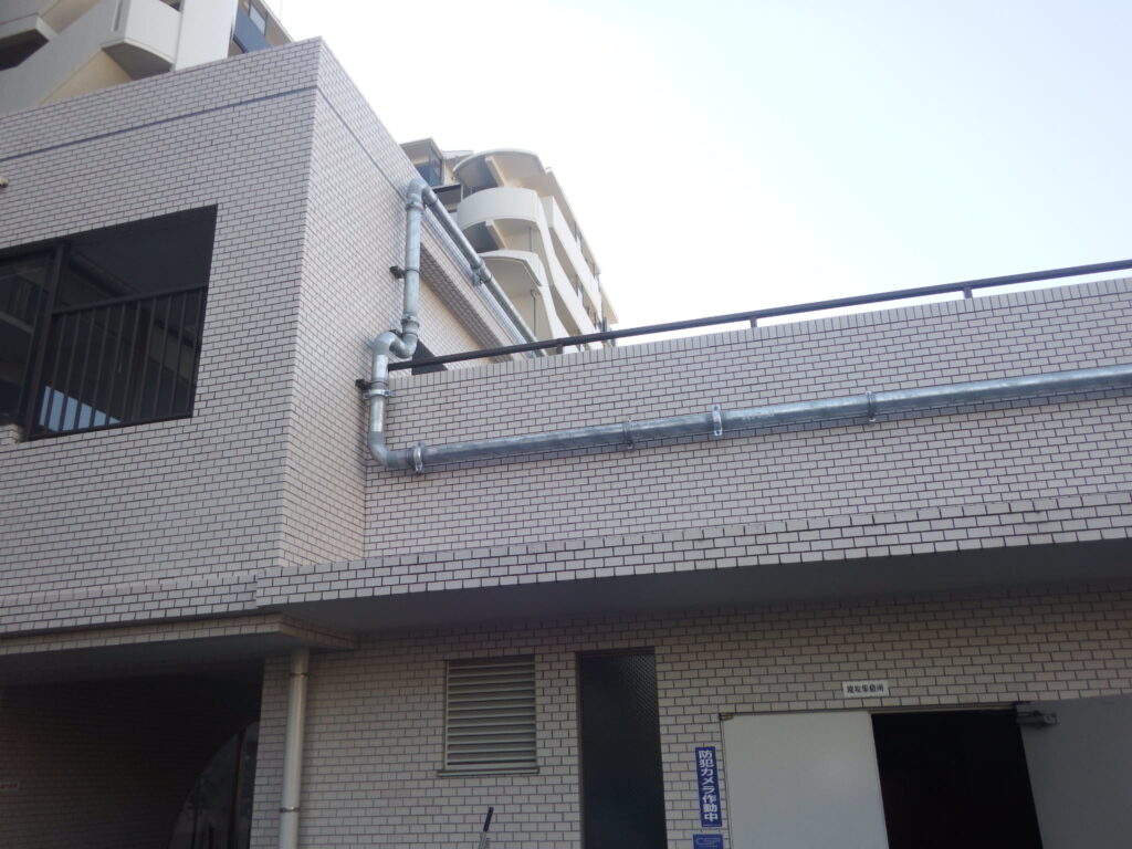 画像：新規配管