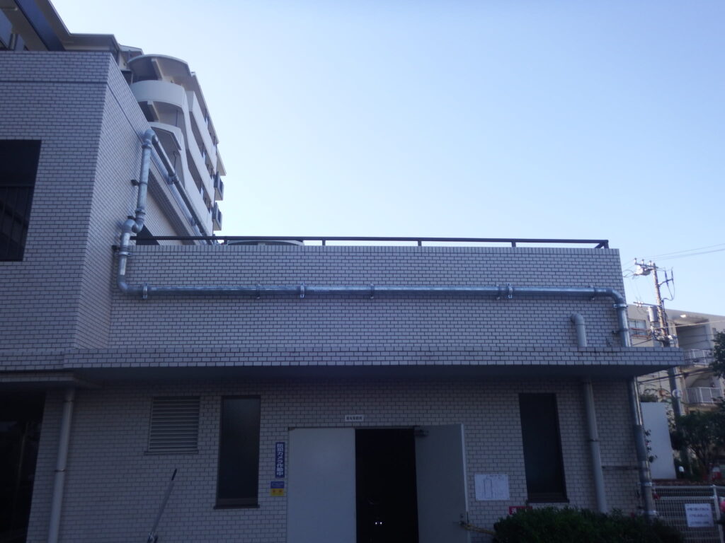 画像：新規配管