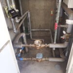 サムネイル：新設給水管　PS内