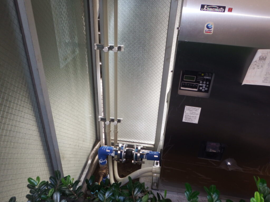 画像：新設電気配管