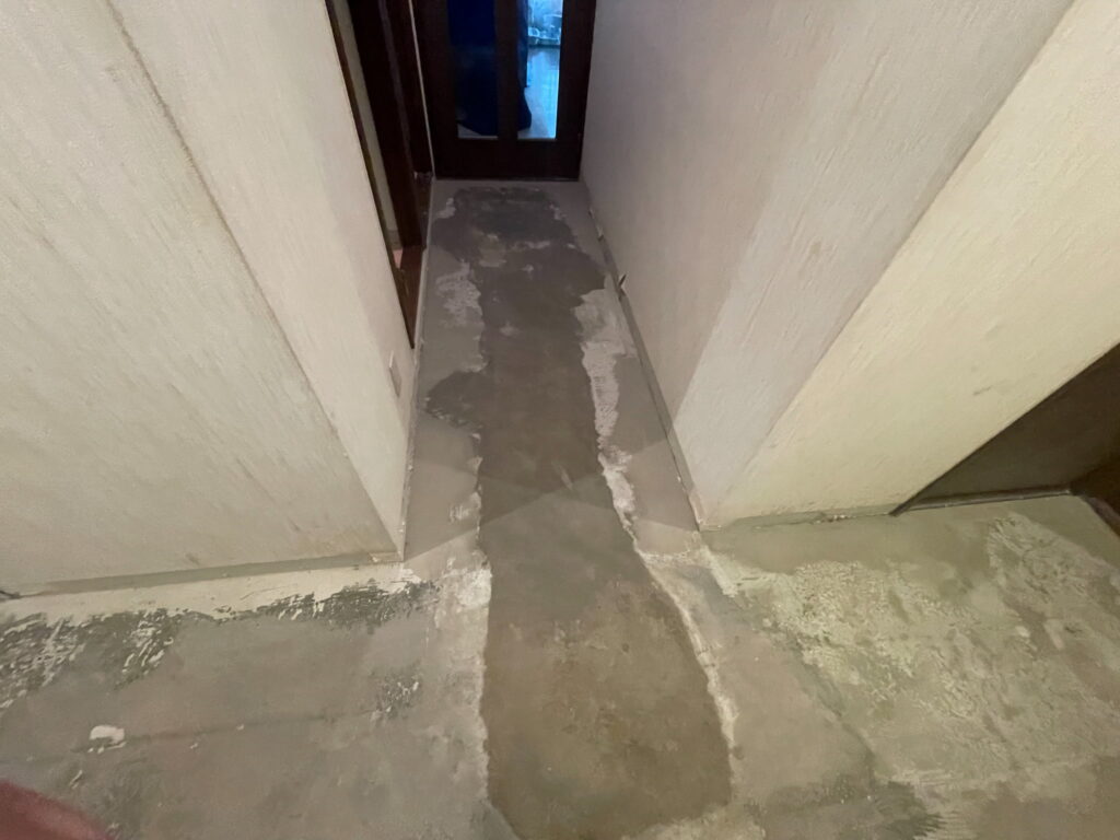 画像：コンクリ埋め戻し