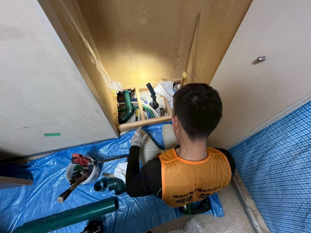 画像：配管更新