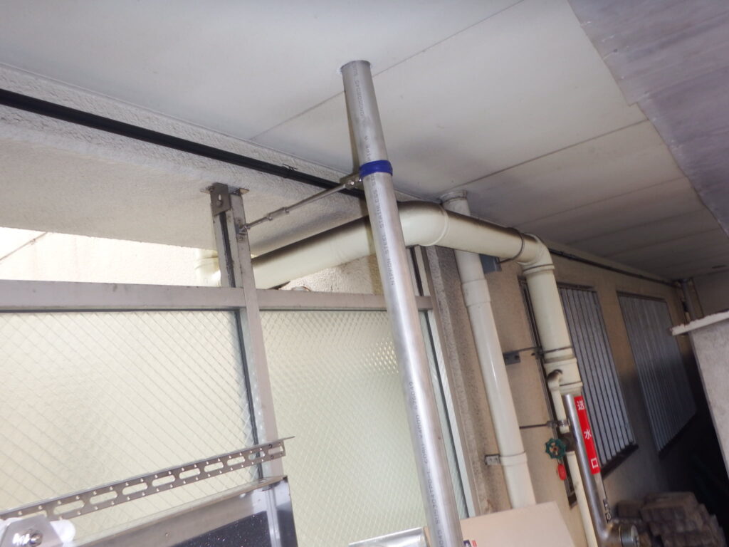 画像：新設配管