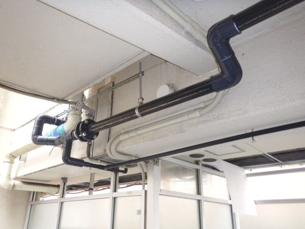 画像：新設配管